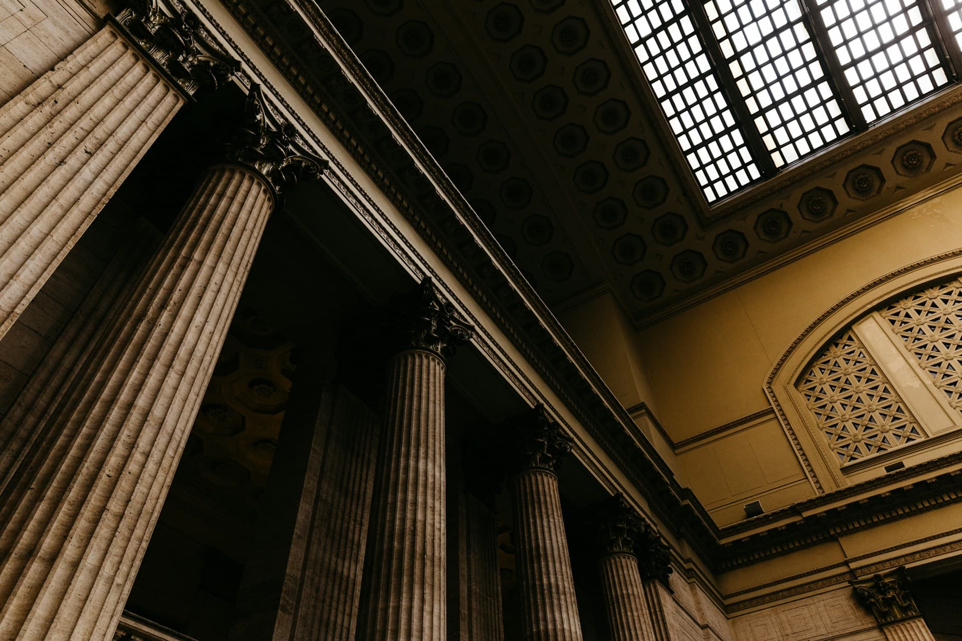 An abstract image representing the law firm's solid foundation